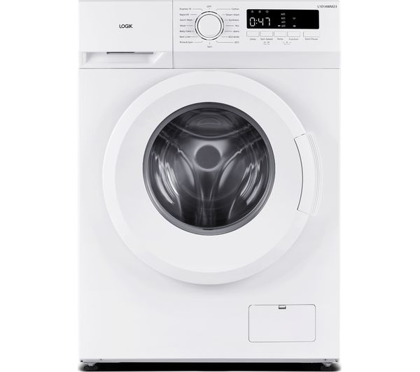 (image for) Logik L1014WM23 Washing Machine White 10kg 1400 Spin Quick Wash